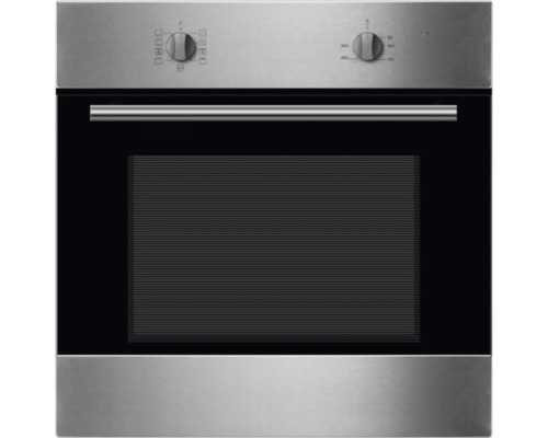 Vstavaná rúra z nehrdzavejúcej ocele s regulátorom teploty a prepínačom funkcií