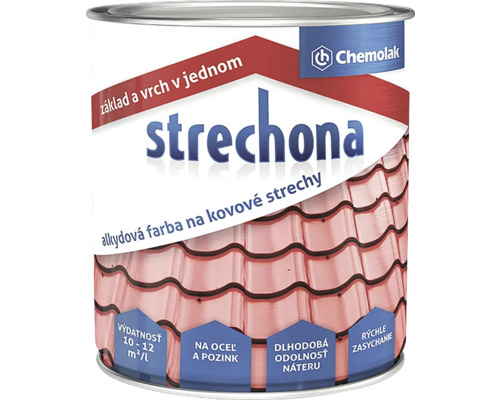 Farba na kovové strechy v plechovke