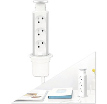 Zapuistená zásuvková lišta na stôl