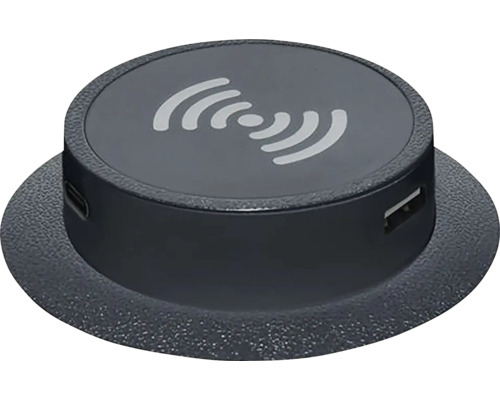 Vstavaná bezdrôtová nabíjačka 15W+USB A+C výsuvná Bezdrôtová nabíjacia stanica s USB portom