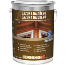 Lazúra na drevo v kovovej plechovke s logom Hornbach