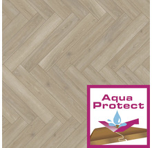 Parketová podlaha so vzorom rybej kosti s pečaťou Aqua Protect