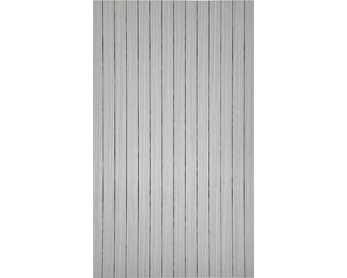 Samolepiace akustické lamely na stenu sivé 100 x 60 cm Svetlé drevené panely s vertikálnymi líniami na obklady stien alebo stropov.