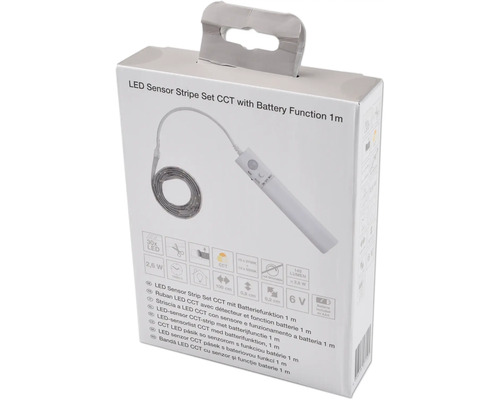 CCT LED pásik so senzorom s funkciou batérie 1 m