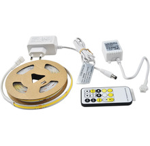 LED pásik na cievke s napájacím zdrojom, riadiacou jednotkou a diaľkovým ovládaním