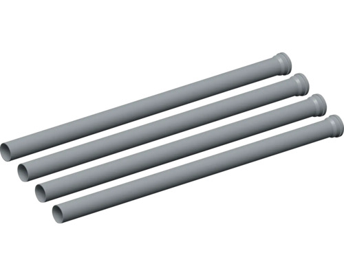 Set rúrok UNGROUND RUP2000 Štyri sivé odpadové rúry