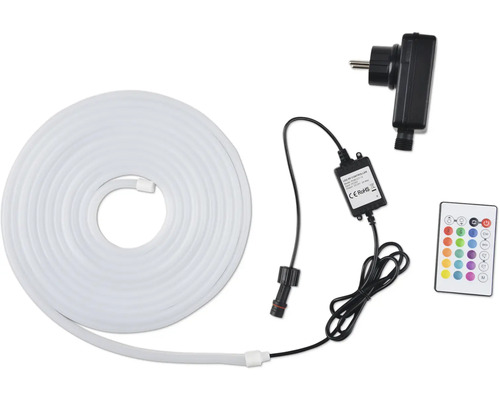 LED svetelný had s konektorom, ovládačom a diaľkovým ovládaním