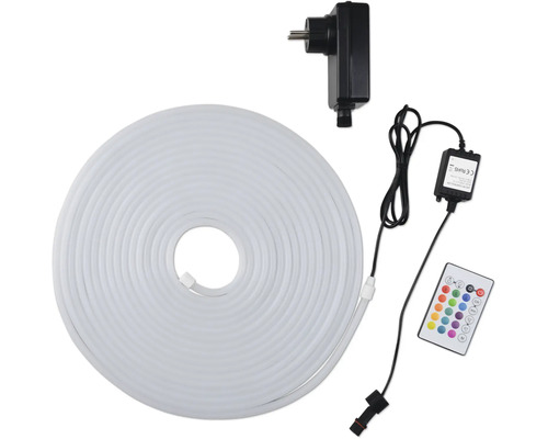 LED svetelný had s diaľkovým ovládaním a napájacím zdrojom