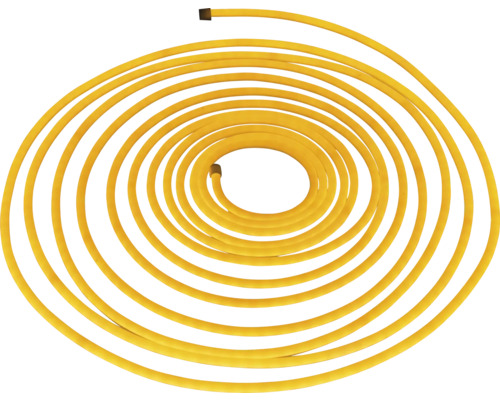 Žltá vykurovacia trubka v stočenom tvare