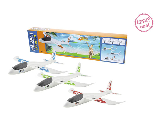 Lietadlo hádzacie 47 x 49 cm Hračky lietadlá s obalom