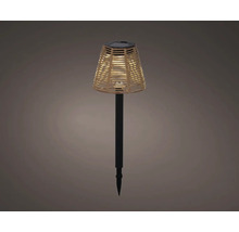 Solárna lampa s ratanovým vzhľadom do záhrady