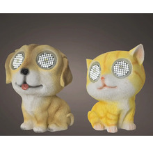 Dekoratívne solárne svetlá v tvare psa a mačky pre vonkajšie použitie