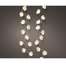 Svetelná reťaz so žiarovkami v tvare kvetov