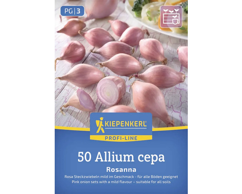 Cibuľoviny Kiepenkerl 'Rosanna' 70 kusov Allium cepa Rosanna sadzačka cibule, 50 kusov, vhodná pre všetky pôdy