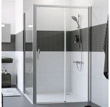 Sprchovací kút s posuvnými dverami v modernej kúpeľni