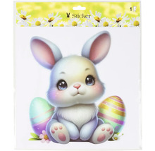 Hárok nálepiek s motívom zajačika a veľkonočných vajíčok
