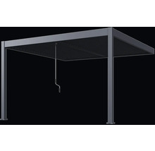 Lamelová pergola s kľukovým mechanizmom