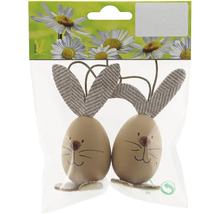 Dekoratívne veľkonočné vajíčka so zajačími ušami v balení