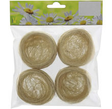 Balenie so štyrmi ozdobnými pásikmi z rastlinných vlákien