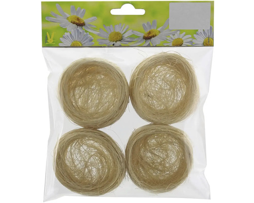 Balenie so štyrmi ozdobnými pásikmi z rastlinných vlákien