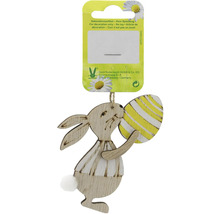 Závesná dekorácia zajačik s veľkonočným vajíčkom