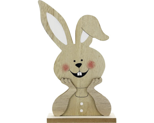 Veľkonočný zajačik z dreva ako dekorácia