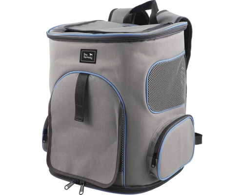 Ruksak na prenášanie psov so zipsami a bočnými vreckami