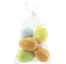 Dekoratívne veľkonočné vajíčka v priehľadnom vrecku