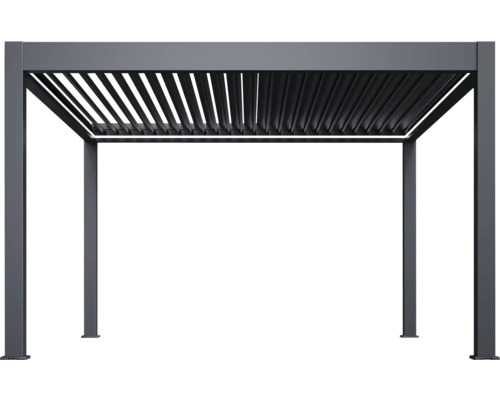 Voľne stojaca hliníková pergola s lamelovou strechou pre vonkajšie použitie