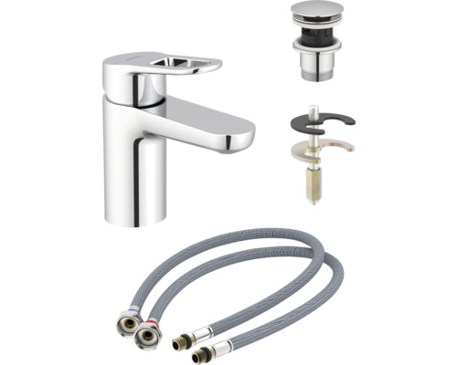 Umývadlová batéria s príslušenstvom