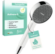 Ručná sprcha Hansgrohe Activera S s funkciou EcoSmart a súvisiacim balením
