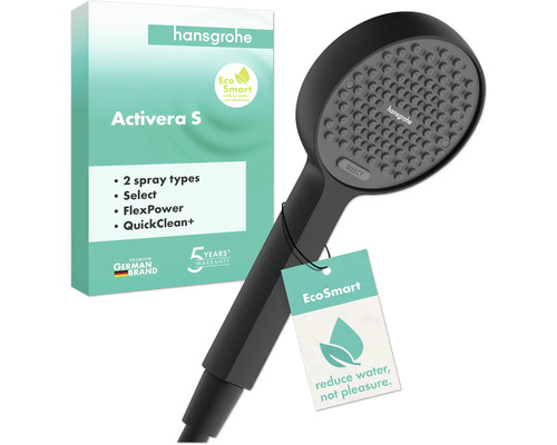Ručná sprcha Hansgrohe Activera S s technológiou EcoSmart a päťročnou zárukou