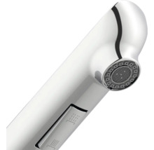 Detailný záber na kohútik s funkciou sprchy