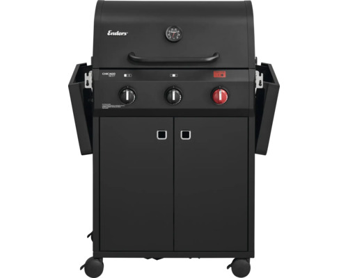 Plynový gril Enders Chicago Next s úložnou skrinkou a bočnými policami