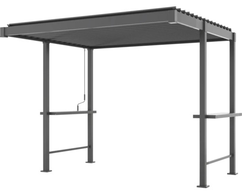 Voľne stojaca pergola s nastaviteľnými lamelami