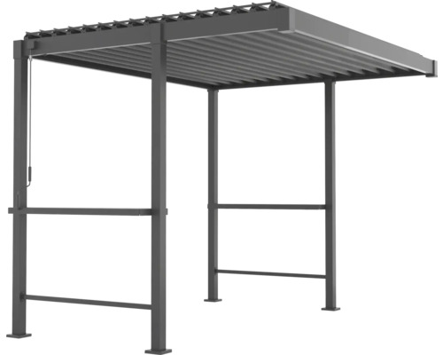 Voľne stojaca pergola z kovu do záhrady