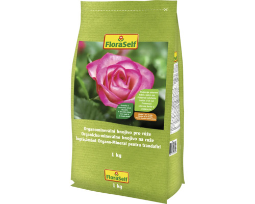 FloraSelf organicko-minerálne hnojivo na ruže, 1 kg balenie