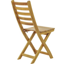 Skladacia záhradná stolička z teakového dreva