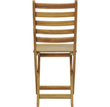 Skladacia drevená stolička na vonkajšie použitie