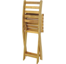 Skladacia záhradná stolička z dreva