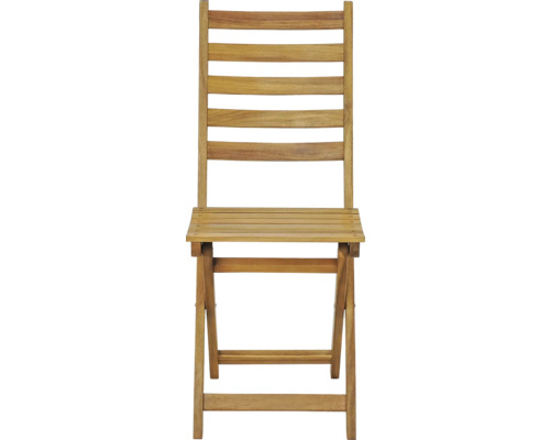 Skladacia záhradná stolička z dreva