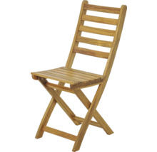 Skladacia drevená záhradná stolička