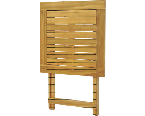 Skladací drevený stôl do záhrady alebo na balkón