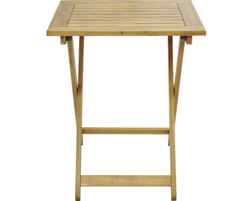 Skladací záhradný stolík z dreva