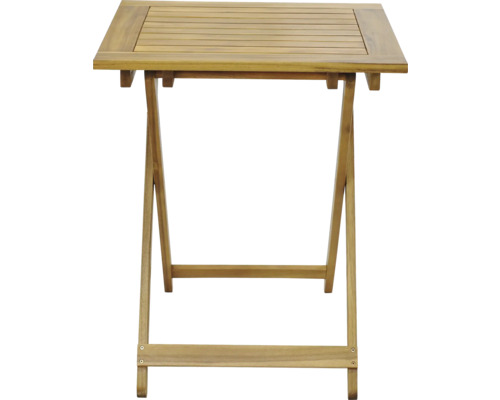 Štvorcový skladací drevený stôl