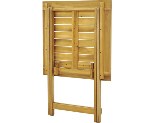 Skladací drevený stôl na vonkajšie použitie