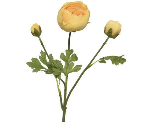 Umelá kvetina iskerníka s púčikmi a zelenými listami