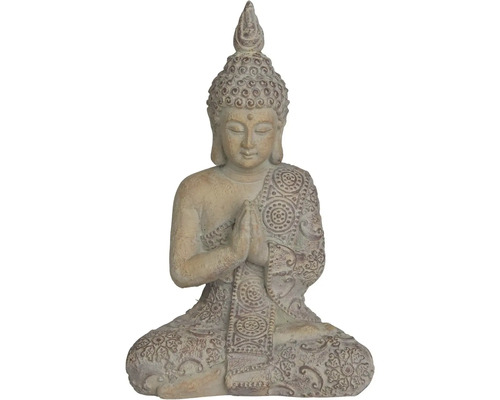 Figúrka Budhu v lotosovej pozícii so zopnutými rukami ako dekorácia
