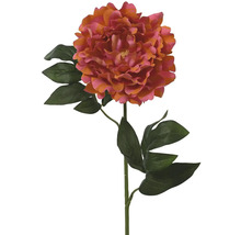 Dekoratívna umelá kvetina s kvetom a listami