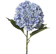 Modrá umelá hortenzia so stonkou a listami